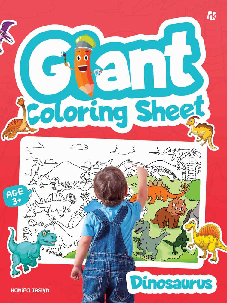 Giant-Coloring-Sheet Cover Dinosaurus