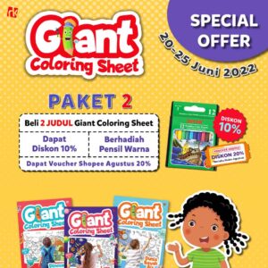 Promo Giant Coloring Sheet Special Offer