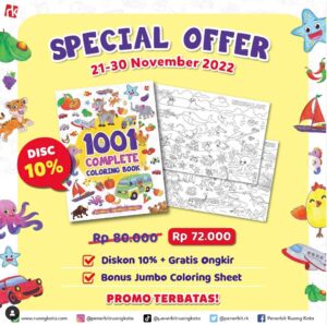 PECIAL OFFER ‼️ 1001 Complete Coloring Book