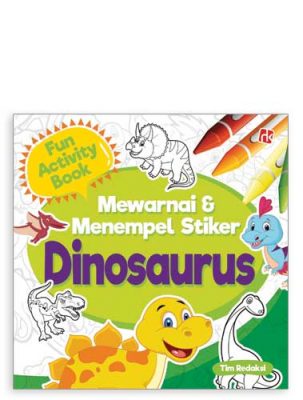 fun-activity-mewarnai-&-menempel-stiker-dinosaurus