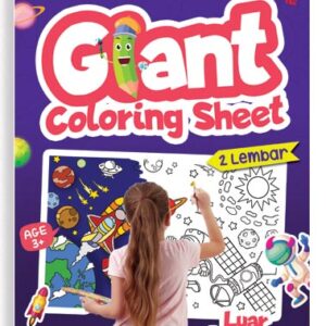 giant coloring sheet luar angkasa