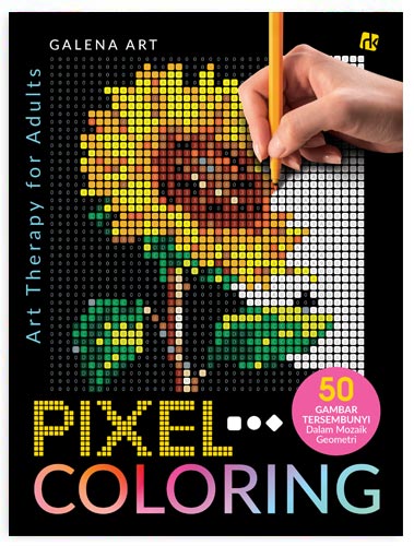 pixel coloring art therapy for adults
