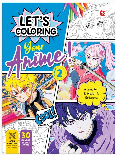 Lets Coloring Your Anime Volume 2