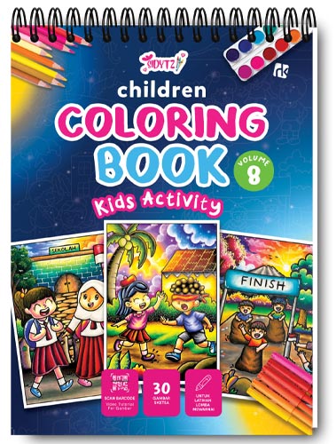 children coloring book 8 kids activity